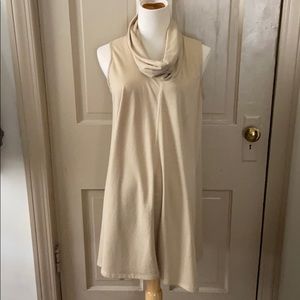 Cream sleeveless dress
